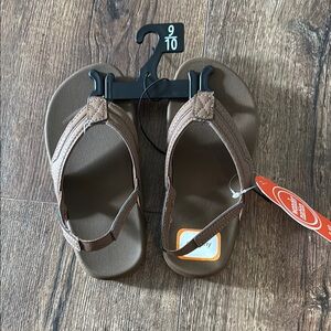 3/$20 Wonder Nation Brown Sandals Casual Flip Flops